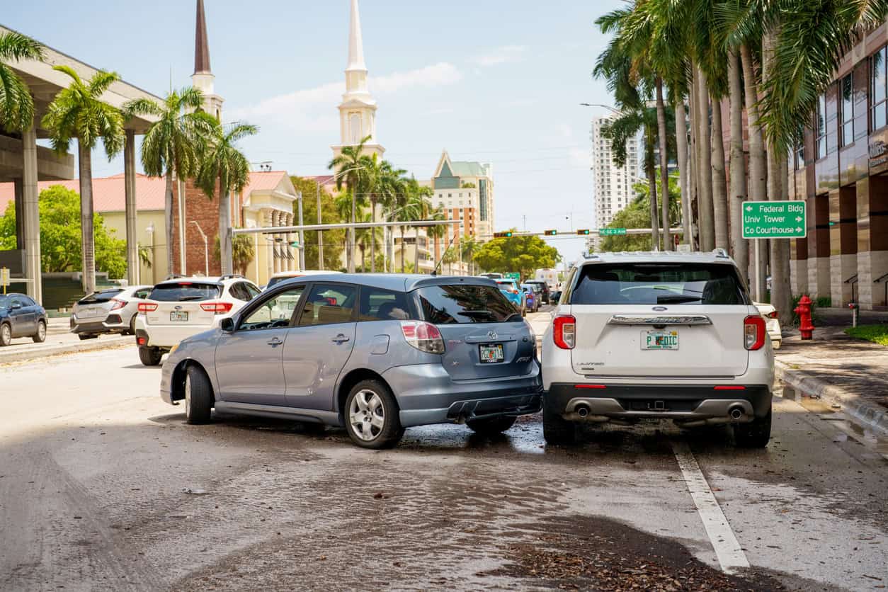 Florida car accident in Fort Lauderdale. 